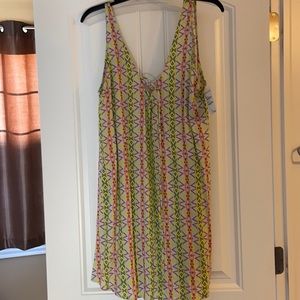 BP Aztec Print cover up dress